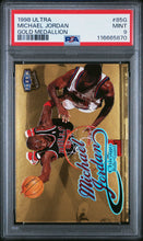 Load image into Gallery viewer, 1998 Ultra #85G Michael Jordan Gold Medallion PSA 9
