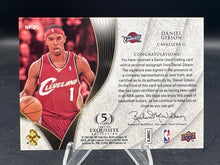 Load image into Gallery viewer, 2007-08 Upper Deck Exquisite Collection Daniel Gibson Noble Nameplates #/25
