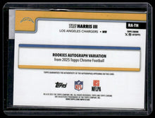 Load image into Gallery viewer, 2025 Topps Chrome Tre Harris III Chrome Rookie Autos Gold Wave Refractor #/50
