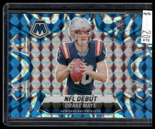 Load image into Gallery viewer, 2024 Panini Mosaic #273 Drake Maye Mosaic Reactive Blue
