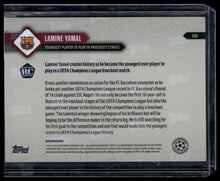Load image into Gallery viewer, 2023-24 Topps Now UEFA Champions League #099 Lamine Yamal
