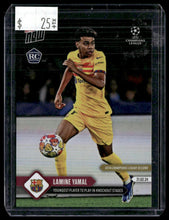 Load image into Gallery viewer, 2023-24 Topps Now UEFA Champions League #099 Lamine Yamal
