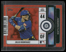 Load image into Gallery viewer, 2026 Topps #BTP-21 Julio Rodríguez Big Ticket Players Orange Foil #/25
