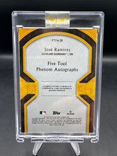 Load image into Gallery viewer, 2025 Topps Five Star #FTPA-JR José Ramírez Five Tool Phenoms Autographs #/50

