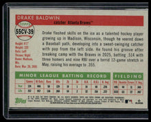 Load image into Gallery viewer, 2025 Topps Chrome Platinum #55CV-39 Drake Baldwin 1955 Topps City Variations

