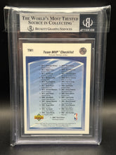 Load image into Gallery viewer, 1992-93 Upper Deck Team MVPs #TM1 Michael Jordan CL BGS 8.5
