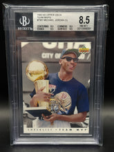 Load image into Gallery viewer, 1992-93 Upper Deck Team MVPs #TM1 Michael Jordan CL BGS 8.5
