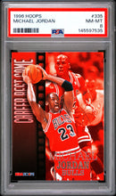 Load image into Gallery viewer, 1996 Hoops #335 Michael Jordan PSA 8
