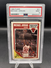 Load image into Gallery viewer, 1989 Fleer #21 Michael Jordan PSA 9
