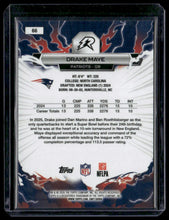 Load image into Gallery viewer, 2025 Topps Resurgence #66 Drake Maye Magenta Surge Refractor #/299

