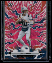 Load image into Gallery viewer, 2025 Topps Resurgence #66 Drake Maye Magenta Surge Refractor #/299
