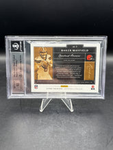 Load image into Gallery viewer, 2018 Panini One Red #2 Baker Mayfield JSY AU/25 BGS 9.0
