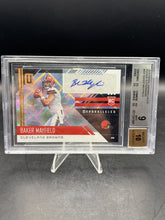 Load image into Gallery viewer, 2018 Panini Unparalleled Rookie Autographs #208 Baker Mayfield BGS 9.0
