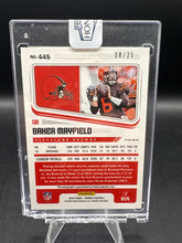Load image into Gallery viewer, 2018 Panini Honors #445 Baker Mayfield Score Rookies Signatures Gold Zone #/25
