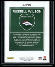 Load image into Gallery viewer, 2022 Donruss #DT-RW Russell Wilson Downtown!
