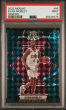 Load image into Gallery viewer, 2022 Panini Mosaic #85 Evan Mobley Genesis PSA 9
