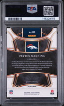 Load image into Gallery viewer, 2023 Panini Select #430 Peyton Manning Red Disco Prizm PSA 9
