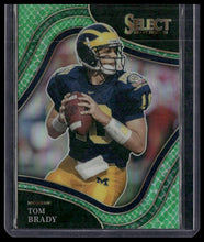 Load image into Gallery viewer, 2022 Panini Select Draft Picks #130 Tom Brady Dragon Scale Prizm

