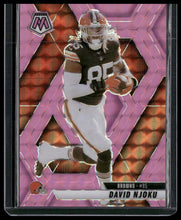 Load image into Gallery viewer, 2025 Panini Mosaic #133 David Njoku Mosaic Pink Fluorescent #/10

