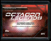 Load image into Gallery viewer, 2026 Topps Chrome UFC Anderson Silva Octagon Legends Autos
