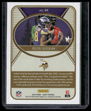 Load image into Gallery viewer, 2022 Panini Legacy #64 Justin Jefferson #/10 Color Match
