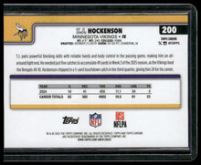 Load image into Gallery viewer, 2025 Topps Chrome Sapphire Edition #200 T.J. Hockenson Black Sapphire #/10
