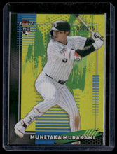 Load image into Gallery viewer, 2026 Finest #5 Munetaka Murakami Yellow Refractors #/275
