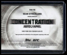 Load image into Gallery viewer, 2026 Stadium Club UFC Sean Strickland Concentration Autos Turquoise #/99
