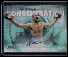 Load image into Gallery viewer, 2026 Stadium Club UFC Sean Strickland Concentration Autos Turquoise #/99

