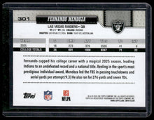 Load image into Gallery viewer, 2026 Topps Flagship #301 Fernando Mendoza Football Leather Foil
