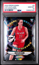 Load image into Gallery viewer, 2024 Panini Prizm Wnba Kaleidoscopic #9 Caitlin Clark PSA 10
