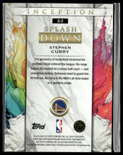 Load image into Gallery viewer, 2025-26 Topps Inception #S-2 Stephen Curry Splashdown
