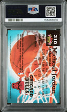 Load image into Gallery viewer, 1992 Stadium Club #210 Michael Jordan PSA 8
