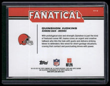 Load image into Gallery viewer, 2025 Topps Chrome #FF-9 Quinshon Judkins Fanatical

