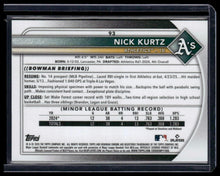 Load image into Gallery viewer, 2025 Bowman Chrome #93 Nick Kurtz Blue Mojo #/150
