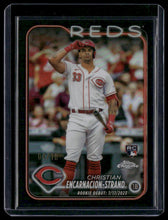 Load image into Gallery viewer, 2024 Topps Chrome Update Christian Encarnacion-Strand Black Refractor #/10
