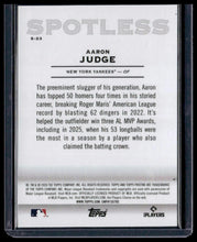 Load image into Gallery viewer, 2026 Topps Pristine #S-23 Aaron Judge Spotless Gold Refractor #/50
