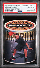 Load image into Gallery viewer, 2011 Goodwin Champions Figures Of Sport Lebron James Figures Of Sport PSA 10
