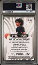 Load image into Gallery viewer, 2022 Leaf Optichrome Autographs #BADH2 Dylan Harper Autograph-Pink Mojo PSA 10
