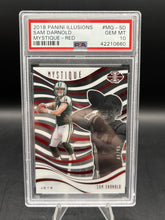 Load image into Gallery viewer, 2018 Panini Illusions Mystique #MQ-SD Sam Darnold Mystique-Red PSA 10
