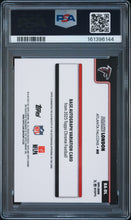 Load image into Gallery viewer, 2025 Topps Chrome Autographs #DL Drake London Autograph-Magenta Lava PSA 9
