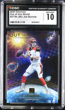 Load image into Gallery viewer, #OTW-JBU Joe Burrow Out of this World CGC 10
