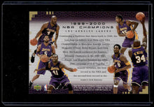 Load image into Gallery viewer, 2000 Upper Deck Los Angeles Lakers Championship Jumbos #10 Team Photo
