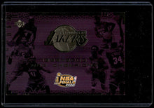 Load image into Gallery viewer, 2000 Upper Deck Los Angeles Lakers Championship Jumbos #10 Team Photo
