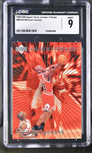 Load image into Gallery viewer, 1997-98 Jordan Tribute #MJ55 Michael Jordan CGC 9
