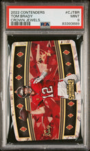 Load image into Gallery viewer, 2022 Panini Contenders Crown Jewels #CJTBR Tom Brady Crown Jewels PSA 9
