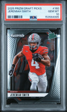 Load image into Gallery viewer, 2025 Panini Prizm Draft Picks #160 Jeremiah Smith PSA 10
