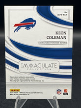 Load image into Gallery viewer, 2024 Immaculate Coll. Keon Coleman Immaculate Signature Patches Rookie #/18
