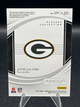 Load image into Gallery viewer, 2025 National Treasures Josh Jacobs Immaculate Players Collection Autos #/99
