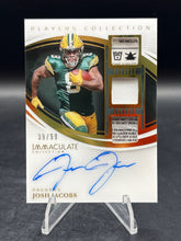 Load image into Gallery viewer, 2025 National Treasures Josh Jacobs Immaculate Players Collection Autos #/99
